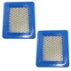 2x Flat Air Filters Cartridge for Toro 16 / 20 Series Lawn Mower, 119-1909