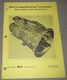 MACK TRXL107-A TRXL1071 TRXL1071A TRANSMISSION OVERHAUL REPAIR SERVICE MANUAL