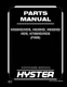 Hyster H550HD/HDS,H620HD,H650HD/HDS,H700HD/HDS F008 Forklift Parts Manual Book