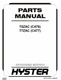 Hyster T5ZAC (C476) T7ZAC (C477) Forklift Parts Catalog Manual PDF