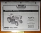 Woods 42CF-6 Rotary Mower for IH Cub Owner's Operator's Manual & Parts List 5/87