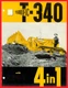 DROTT 4 in 1 Bucket Blade for IH T-340 Crawler Tractor Brochure Loader Bulldozer