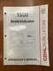 Unsealed Gehl 1500 Scale Indicator OPERATOR'S Manual Form 907559 @B7