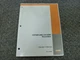 Case CX75SR & CX135SR Excavator Owner Operator Maintenance Manual Bur 6-34550