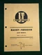 I&T MF-25 Massey Ferguson Shop Service Manual Model MF25 MF130