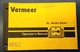 Vermeer XL Series Baler Operator's Manual 2003   No. 105400-S75