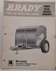 USED PARTS OPERATORS MANUAL FOR BRADY MODEL MS141 MANURE SPREADER MS141