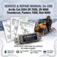 ARCTIC CAT ZR7000 ZR9000 THUNDERCAT 2024 SERVICE REPAIR SHOP MANUAL USB