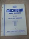 CLARK MICHIGAN R-600-FS SERIES TRANSMISSION SERVICE SHOP REPAIR MANUAL 1351