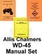 Allis Chalmers WD-45 Operators Service Parts Manual Set