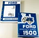 Set Ford 1500 Tractor Service Operator Manuals Technical Repair Maintenance Shop