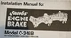 Jacobs Engine Jake Brake C346B C346A C346 Installation Manual Maintenance Book