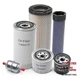 6Pcs Maintenance Filter Kit Fit for Ditch Witch SK600 SK800 Stand-On Skid