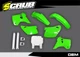 Kawasaki KX125 KX250 1992 1993 Green OEM color Plastic Kit with Fork Guards