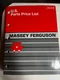 Massey Ferguson U.S. Parts Price List Effective 3-3-96
