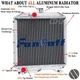 Fit Kubota L2250DT L2250F L2250ST L2250TOW L2250G 2-Row Radiator #17321-72060