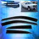 For 07-13 Chevy Silverado Sierra EXT Cab 4 Door Window Visor Sun Wind Deflector