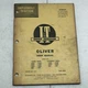 I&t O-18 Oliver & Cockshutt Models 1800 1900 A B C 1850 1950  Service Manual