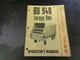 Gehl Company BU 940 Forage Box Operator's Manual