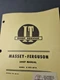 Massey-Ferguson MF25 MF130 Shop Service Manual MF-25 by T&T Technical Publicatio