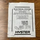 Hyster EV-100/200ZX SR SP MOTOR CONTROLLER ADJ T/S REPAIR MANUAL FORK LIFT TRUCK
