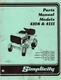 Simplicity Lawn Tractor models 4108 & 4111 parts manual