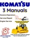 KOMATSU D41E-6 BULLDOZER OWNERS SERVICE ENGINE REPAIR MANUAL PDF ON USB
