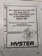 HYSTER EV-100LXT LX LXP LXD EV-200LXT MOTOR CONTROLLER DIAGNOSTIC 897409 MANUAL