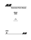 JLG 45HA Boom Lift Parts Catalog Manual 3120626