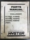 Hyster Challenger H170HD, H190HD, H210HD, H230HD, H250HD, H280HD, Parts Manual
