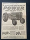1956 CANADIAN JOHN MASSEY HARRIS TRACTOR AD FERGUSON MODEL MH 50