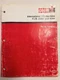 Case IH International Combine 715 HT-61 Parts Catalog PIN 23001 and after