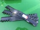 3 Gator blades for Frontier GM1060E/GM2060 60" grooming mower replace 5BP0006641