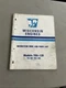 Wisconsin TRA 12D 10D TR-10D Engine Owner, Service, Parts Manual Garden Tractor 