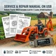 KUBOTA BX23 TRACTOR SERVICE REPAIR WORKSHOP MANUAL ON USB