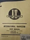 I&T Shop Service Manual IH-38 International Harvester Cub 154 Lo-Boy