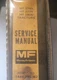 Original Massey Ferguson Service Manual MF 2745, 2775, 2805 Tractors