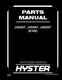 Hyster J30XNT, J35XNT, J40XNT (K160) Forklift Parts Manual Catalog Diagram Book