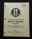 1989 MASSEY-FERGUSON MF255 MF265 MF270 MF275 MF290 TRACTOR I T SHOP MANUAL MINTY
