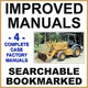 Case 570LXT SERVICE, OPERATORS, PARTS, ENGINE Repair Manual -4- Manuals IMPROVED