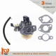 Carburetor For Honda Harmony HT-R3009 GXV270 Riding Mower Carb Kit 16100-ZE8-035