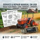 KUBOTA L3450 GST L3650 GST TRACTOR SERVICE REPAIR WORKSHOP MANUAL ON USB