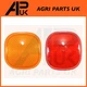 Rear RED Amber Stop & Indicator Light Lamp Lens for JCB 528-70 530 Telehandler