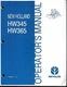 NEW HOLLAND HW345 AND HW365 SELF-PROPELLED WINDROWER  OPERATORS  MANUAL