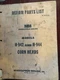 Minneapolis Moline H-942 & H-944 Corn Heads Parts List - Manual