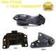 3PCS MOTOR & TRANS MOUNT FOR Mazda 3 2.0L 2010, 2.5L 2010-2013 - Manual Trans.