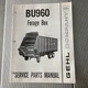 Unsealed Gehl BU960 Forage Box Parts Manual Form 903069 @B6
