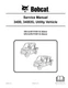 Bobcat 3400 3400XL Utility Vehicle Service Shop Repair Manual 6989602