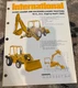 International Harvester 2400B Loader Backhoe Tractor Brochure AMIL25