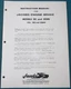 JACOBS MODEL 30 30SN 25A 25B-SN ENGINE JAKE BRAKE PARTS & INSTRUCTION MANUAL SET